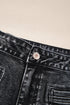 Patch Pocket Straight Leg Loose Fit Jeans